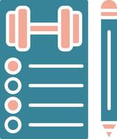 To Do List Efficient UI Stamp vector