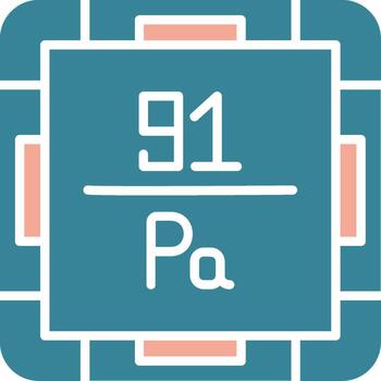 Protactinium Innovative Visual Pattern vector