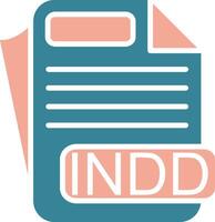 INDD Vibrant UX Form vector