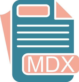 mdx expresivo tecnología elemento vector