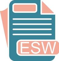 ESW Colorful Core Icon vector