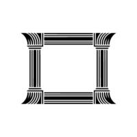 Geometric Frame, Art Deco Style, Minimalist - Minimalism vector