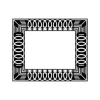 Geometric Deco Frame,Elegant Border, Minimalist, Illustration vector