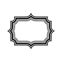 Elegant Ornate Frame, Vintage , Minimalist Background, Border vector