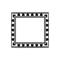 Geometric Frame, Minimalist ,Empty Canvas vector