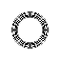 Minimalist Circular Pattern, Balanced Harmony, Geometric vector