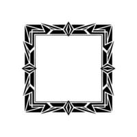 Geometric Deco Frame,Minimalist , Elegant Border, alternate version 27 vector