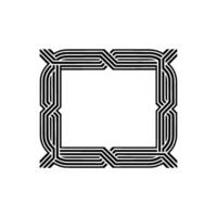 Geometric Frame, Minimalist , Abstract Pattern, Lines vector