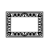 Art Nouveau Frame, Elegant Border, Vintage , Minimalist Composition vector
