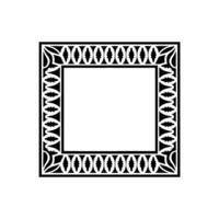 Geometric Frame,Intricate Ornamentation, Minimalist vector