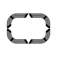 Geometric Frame, Minimalist , Modern Abstract, Outline vector