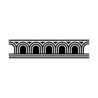 Art Deco Archway Border, Minimalist - Arch vector