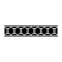 Geometric Deco Border, Minimalist , Elegant Pattern - Art deco vector