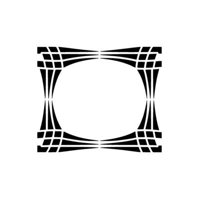 Geometric Frame, Stylized Ornament, Minimalist, Geometry