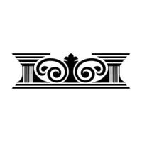 Elegant Classical Ornament, Detailed Border vector