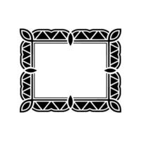 Geometric Deco Frame, Elegant Border, Vintage - Minimalist vector