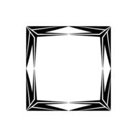 Geometric Diamond Frame,Minimalist, Abstract vector