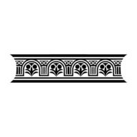 Ornate Corinthian Border, Vintage Element vector