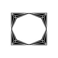 Geometric Diamond Frame, Minimalist, Geometry vector