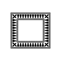 Geometric Frame, Minimalist , Blank Canvas, Pattern vector