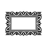 Elegant Vintage Frame, Decorative Border, Classic, Geometric vector