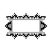 Art Deco Frame,Geometric Ornamentation, Elegant Border - Stylized vector