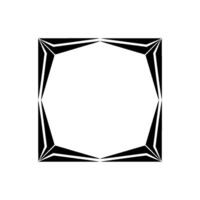 Geometric Symmetry, Minimalist Frame, Abstract, Hexagon vector