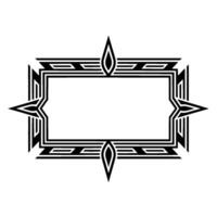 Art Deco Frame,Geometric Ornament, Elegant Border, Vintage - Luxury vector