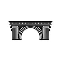 Geometric Archway, Minimalist , Classic Architecture vector