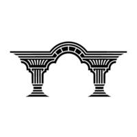Geometric Archway, Minimalist , Ancient Inspiration vector