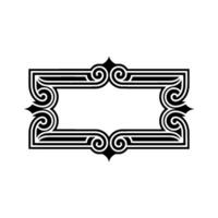 Art Deco Frame,Elegant Ornamentation, Vintage, Ornament vector