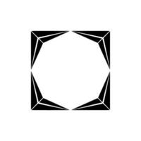 Geometric Halo, Minimalist Framework, Abstract Contour vector