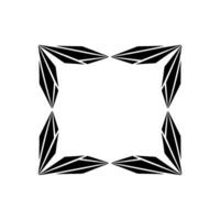 Geometric Diamond Frame, Minimalist , Modern Abstract, Symmetry vector