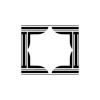 Geometric Frame, Minimalist , Abstract Composition, Geometry vector