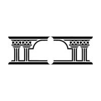 Geometric Archway, Minimalist , Classic Motif vector