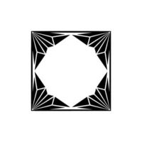 Geometric Diamond Frame, Minimalist - Geometry vector