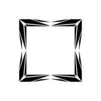 Geometric Shadow Frame, Minimalist, Abstract vector
