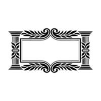 Elegant Ornamental Frame, Vintage Element, Ornamentation vector