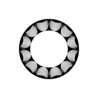 Geometric Radial Bloom, Minimalist vector