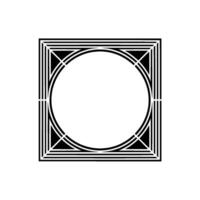 Geometric Circle Frame, Minimalist , Elegant Composition, Minimalism vector