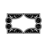 Celestial Frame Vintage Zodiac Constellation Border vector