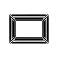 Geometric Frame, Minimalist Void, Abstract Composition vector