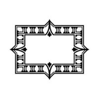 Art Deco Frame,Geometric Ornament, Elegant Border, Stylized vector