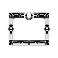 Art Deco Frame,Elegant Border, Vintage , Minimalist Illustration, Geometric vector
