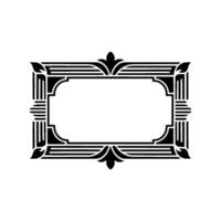 Art Deco Frame,Elegant Border, Vintage , Minimalist Style - Composition vector