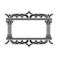 Elegant Vintage Frame,Classical Ornamentation vector