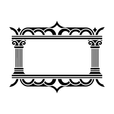 Elegant Vintage Frame,Classical Ornamentation