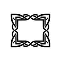 Intricate Celtic Frame, Vintage , Decorative Border, Knotwork vector
