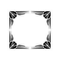 Geometric Deco Frame,Minimalist , Elegant Border, alternate version 42 vector