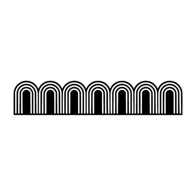 Minimalist Archway, Geometric , Modern Line Art